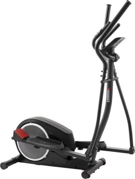 Crosstrainer - Hammer Fitness - Crosstech XTR BT - Glute Shaper voor versteviging bilspieren - compatibel met Zwift - Hartslagfunctie - 20 Programma's